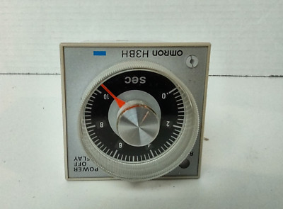 Omron H3BH-8 Timer, Power Off, 120V Coil, NIB