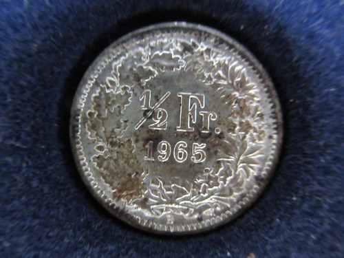 Rare Swiss Silver Coins Set, 1965-B, Union Bank of Switzerland, 9 Coins - Picture 9 of 15
