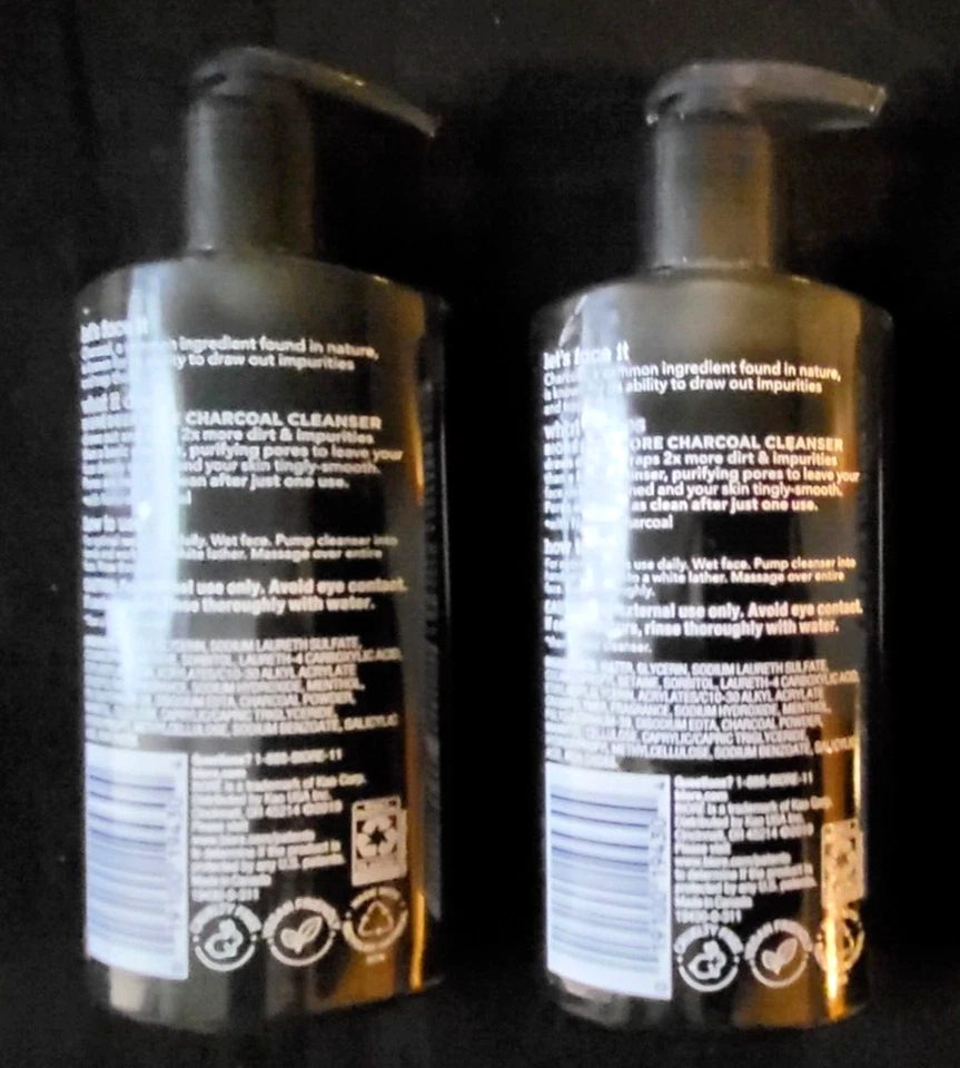 Biore Deep Pore Charcoal Daily Face Wash for Dirt & Makeup Removal 2 Pack - Image 2 of 2