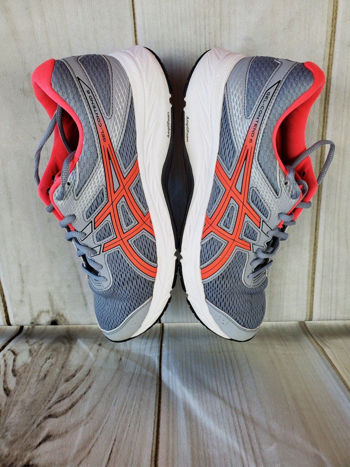 ASICS GEL-CONTEND SHOES WOMENS GRAY RUNNING TRAINER SNEAKER