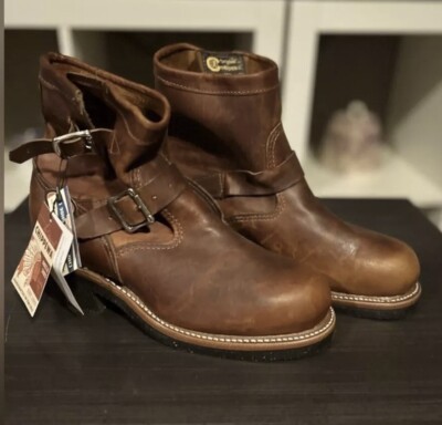 Lower price on Depop New CHIPPEWA 1901M12 Engineer Boots 7” US