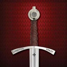 Espada Templaria y Daga de Caballero Guardián de la Fe Hecha a Mano Réplica-Coleccionable