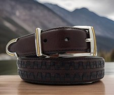 Brighton SHANE Leather Belt Size 32 NWOT M30448