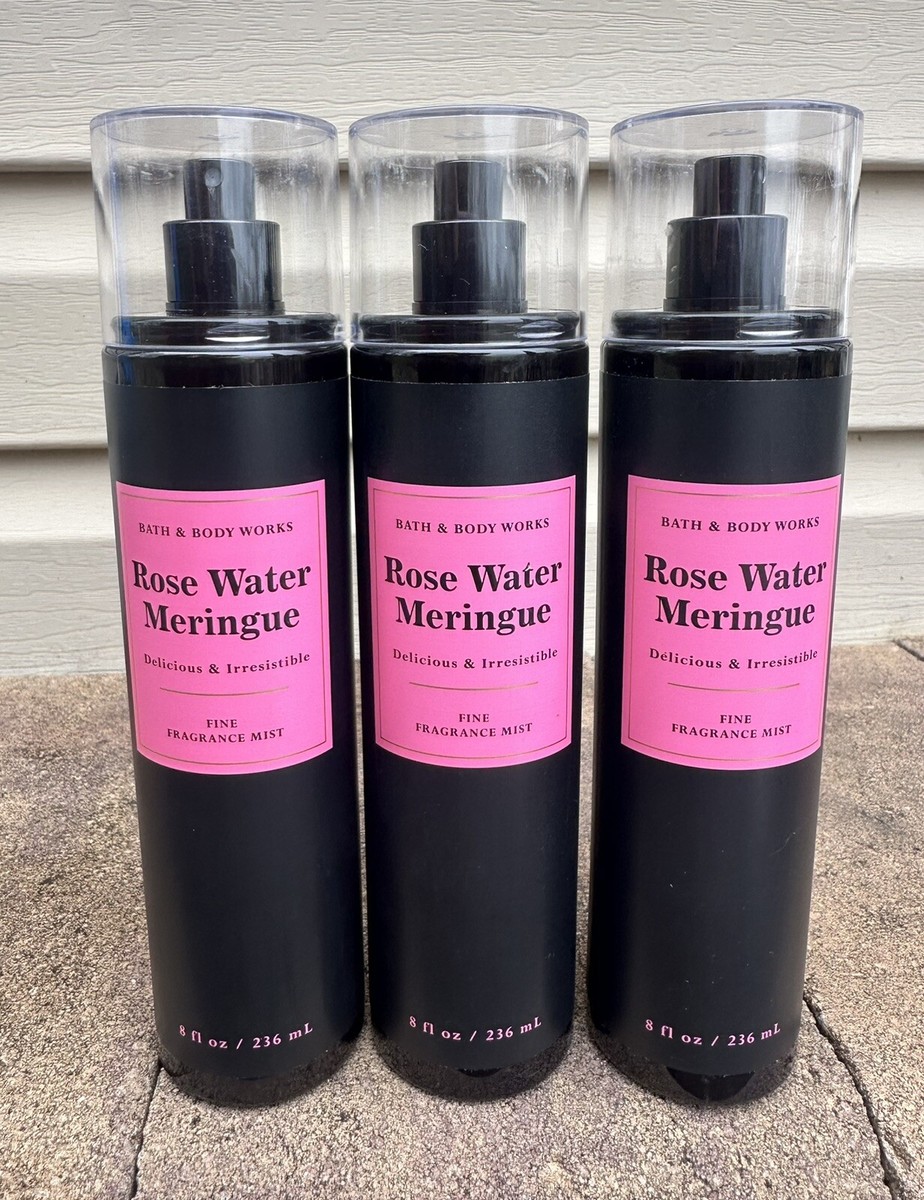Bath Body Works Rose Water Meringue Fragrance Mist spray perfume