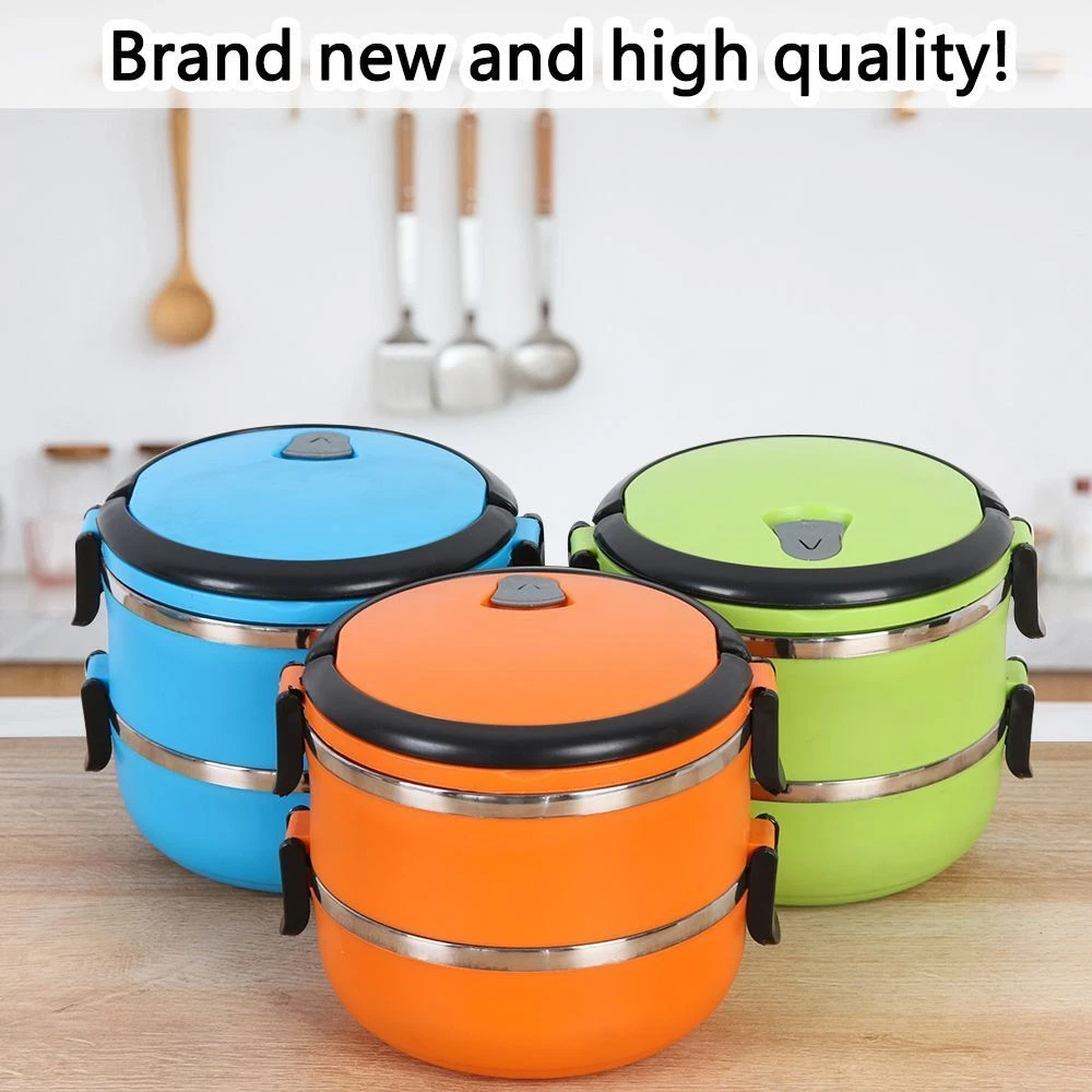 Kitchen Storage Warmer Food Container Hot Food Flask Lunch Box Thermos  Vacuum