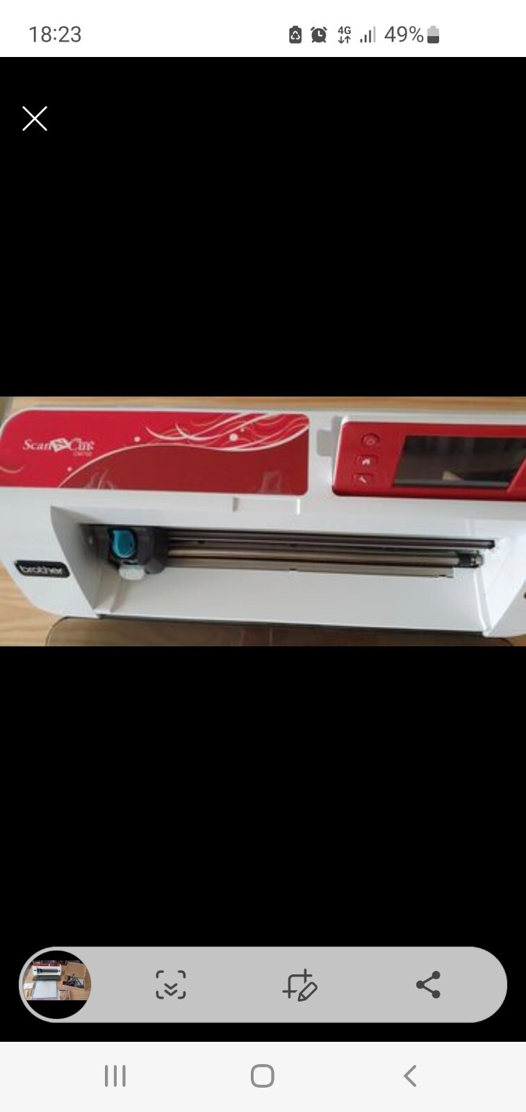 Machine de découpe Scan cut BROTHER CM700 | eBay