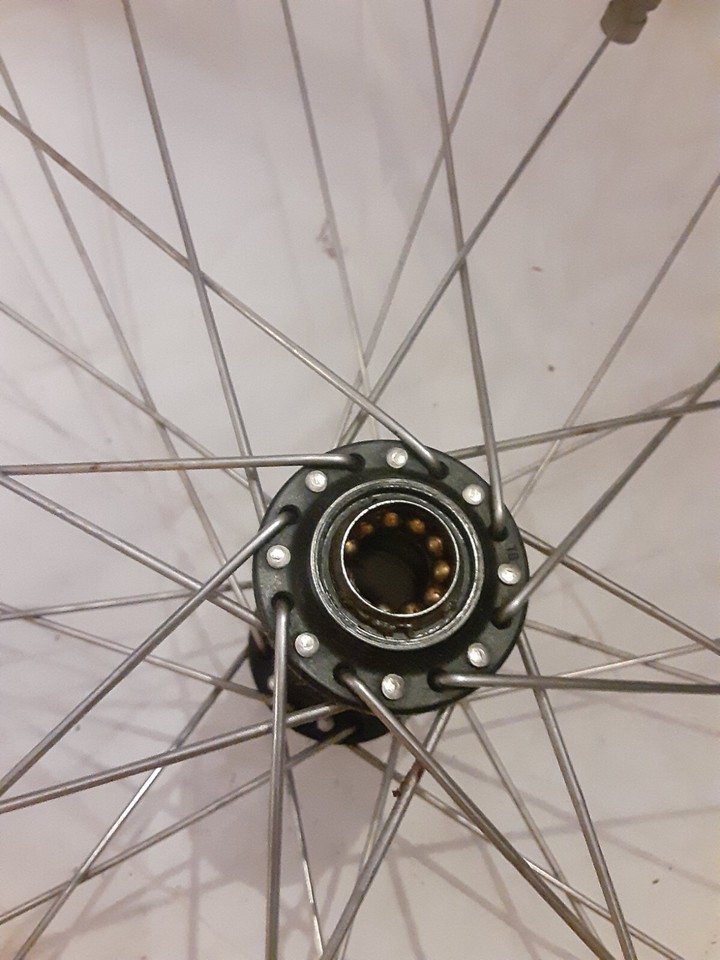 Shimano Deore Lx Parallax Hb-M564 Mtb Vr Nabe 100Mm 36 Trou Noir Or