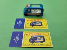 Vintage Matchbox # 47 Lyons Maid Ice Cream Mobile Shop, Lesney