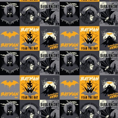 Batman - Poster Collage - 100% Baumwolle Druckstoff - 23200361