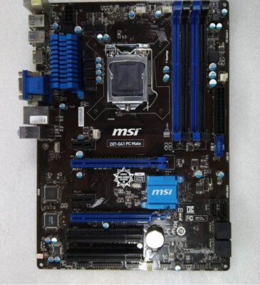 MSI Z87-G41 PC Mate Motherboard Mainboard Intel Z87 LGA1150 DDR3 VGA With a I/O