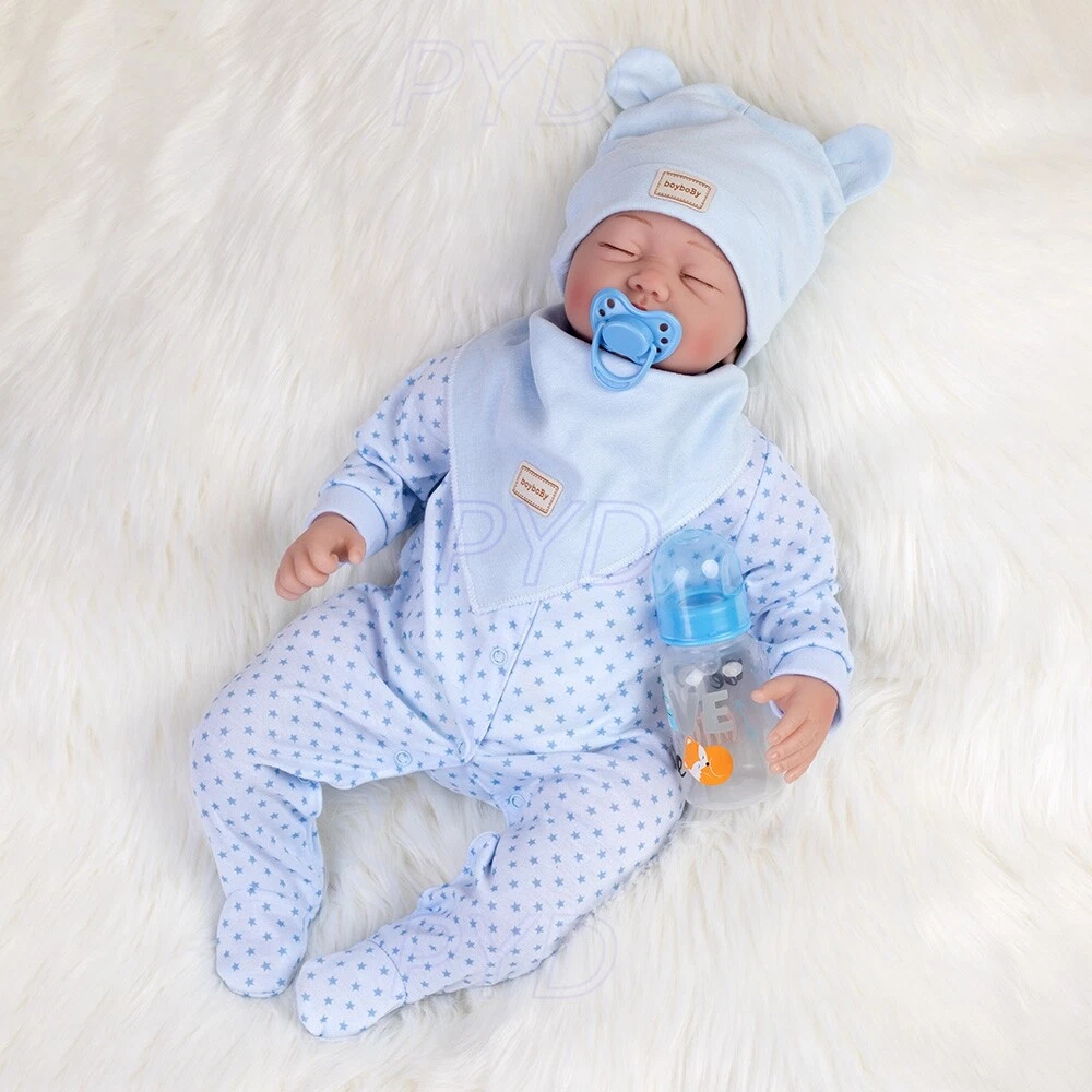 22 Reborn Baby Dolls Lifelike Toddler Boy Silicone Vinyl Newborn Doll Xmas  Gift