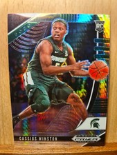 Cassius Winston #29 2020 Prizm Draft Picks Hyper Silver PRIZM Rookie A153A