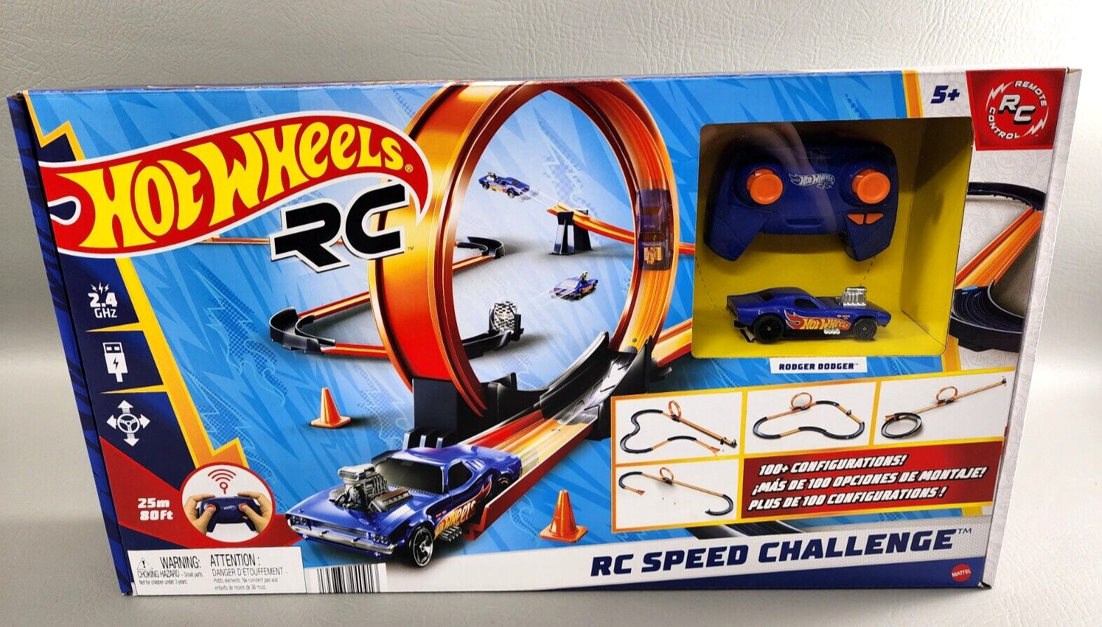 & Track Set W/1:64 Car & Remote Control -new Sealed