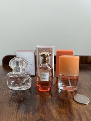 Lot Coach Dreams Sunset, Clinique Happy, Estee Lauder Magnolia Mini  Perfume