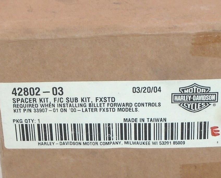 Harley-Davidson Spacer Kit F/C Sub Kit Fxstd Part Number - 42802
