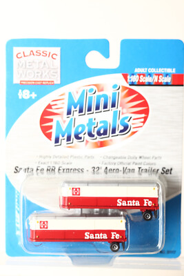 Classic Metal Works 1:160 Santa Fe RR Express - 32' Aero Van OVP (306336) A5876A