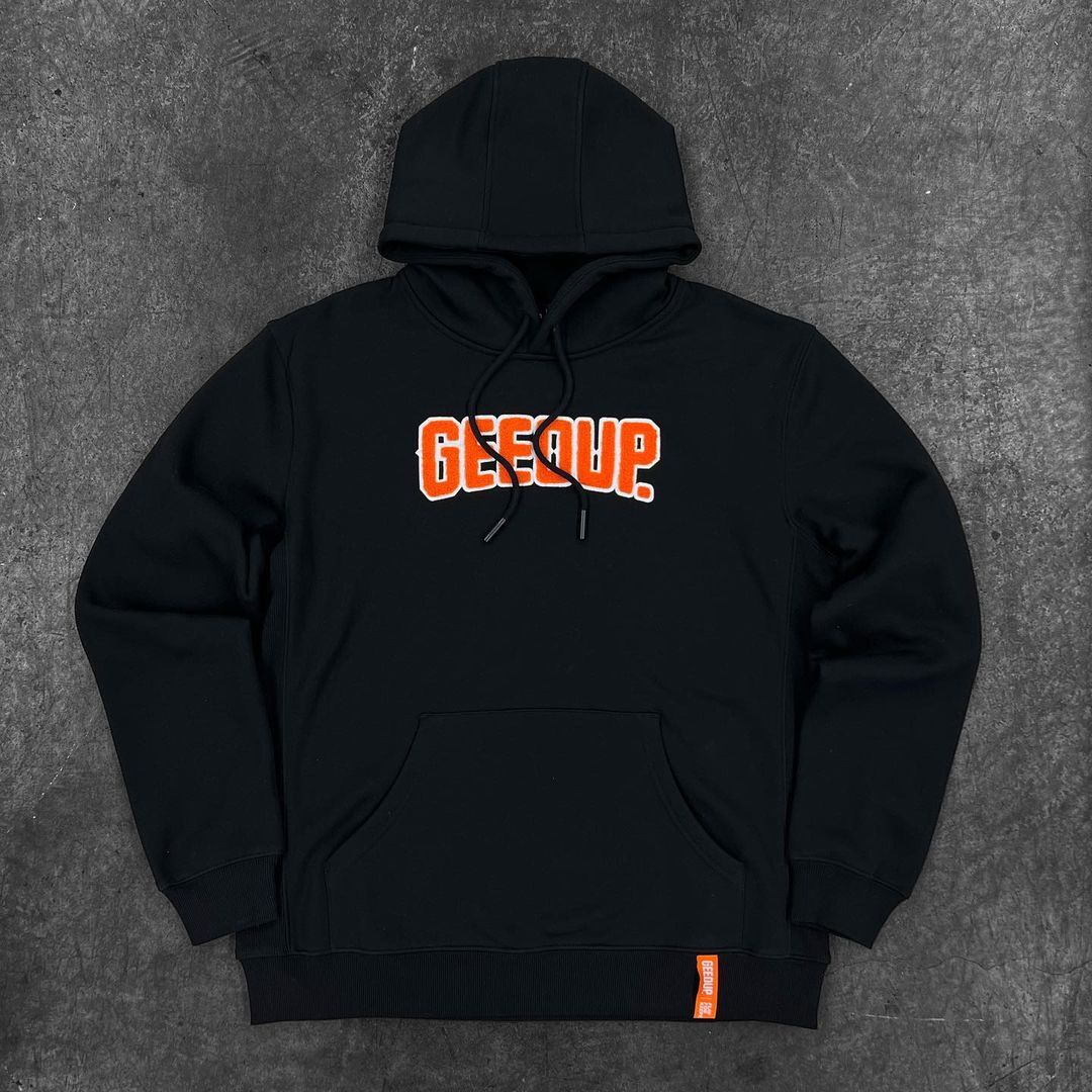 (IN HAND) GEEDUP PFK Black/Orange Hoodie (XS2XL) 🚛 FREE EXPRESS SHIP 🚛