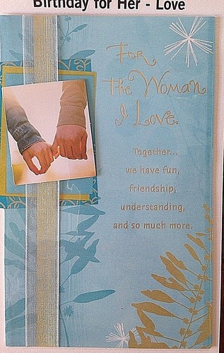 WOMAN I LOVE BIRTHDAY Cards, Wife Girlfriend 16 Choices HALLMARK 38 - Picture 21 of 46