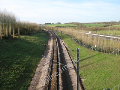 Foto 12x8 High Speed Link zum Cheriton Terminus Frogholt wie gesehen aus [[21 c2010