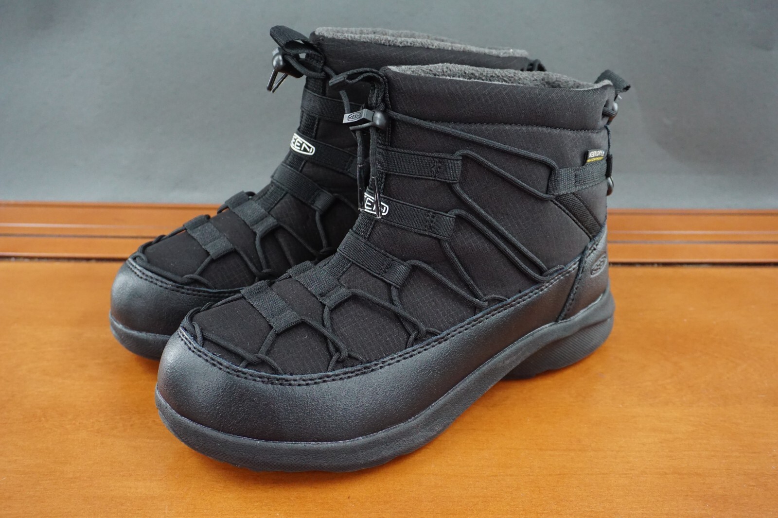 Scarpe da trekking casual Keen Uneek SNK Chukka II donna 7 nere sintetiche stringate