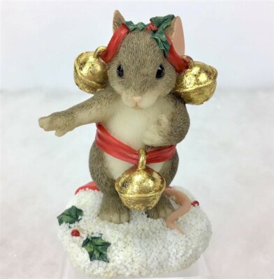 Fitz & Floyd ~ Charming Tails ~ ''Are The Earrings Too Much?''   ~ 98/215 ~ NIB!