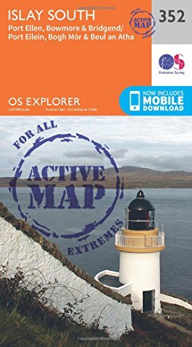 Islay South Map  Weatherproof  Port Ellen Bowmore  Bridgend by Ordnance Survey - Image 6