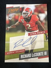 2021 Prestige Richard LeCounte II RC Autograph Orange Foil Mint #PS-RLE Xtra Pts