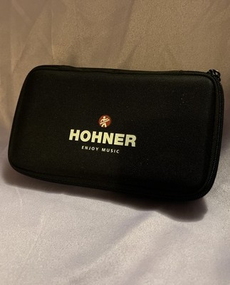 HOHNER Blues Band 7 Key Harmonica Black Case Set A B Flat C D E F G