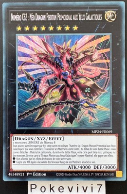 Yu-Gi-Oh! Karte NUMMER C62: NEO DRAGON PHOTON PRIMA MP24-FR069 Secret Rare NEU