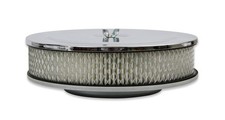 Mr. Gasket 1487 Air Cleaner - 9 Inch Diameter X 2-34 Inch Tall - Chrome