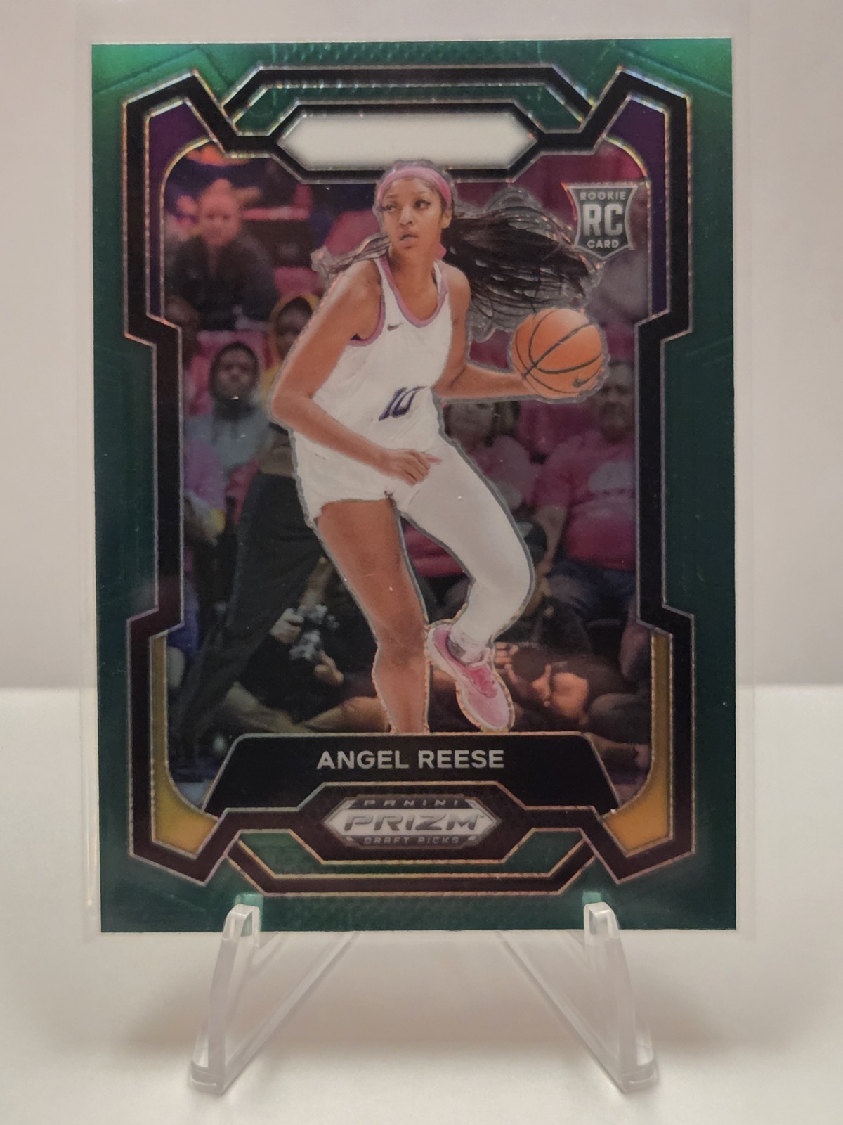 2024 Panini Prizm Draft Picks - Angel Reese #38 Green Prizm (RC)
