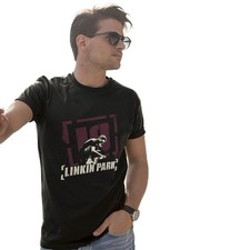 T-Shirt Linkin Park ufficiale maglia maglietta originale nera Meteora Rock