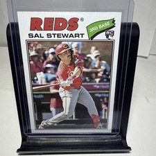 2026 Topps Heritage Sal Stewart #221 Reds
