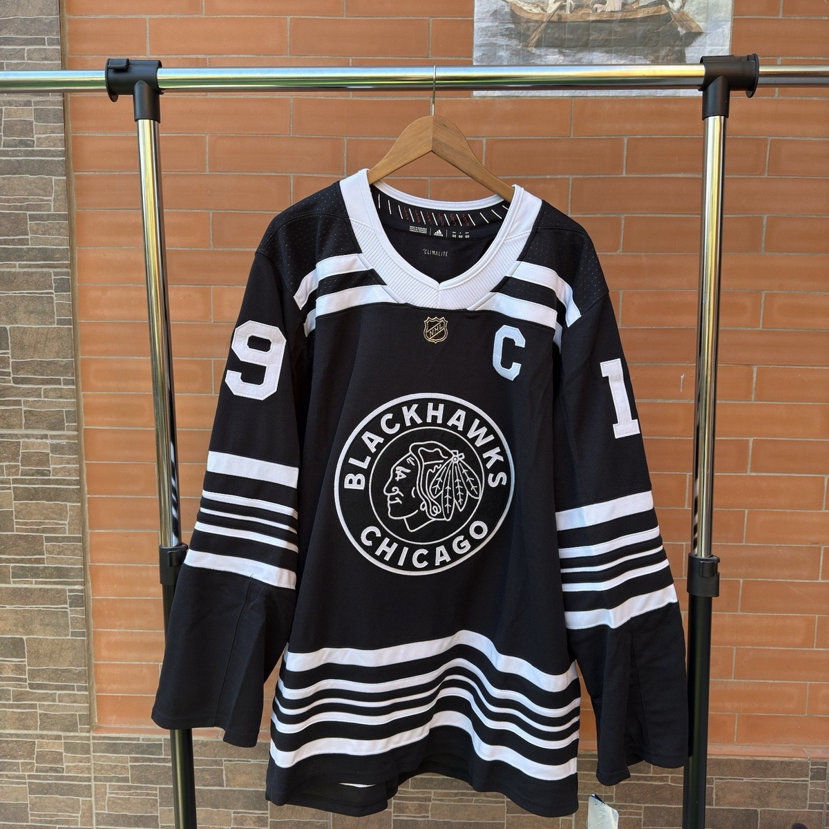 Adidas Chicago Blackhawks Winter Classic Jonathan Toews #19 C