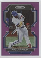 2022 Panini Prizm Tier II Purple Prizm Adolis Garcia #142 0y59