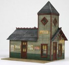 HO scale FOS Scale Models Kit of the Month #27 Juniper Depot built and weathered — photo 1