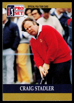 Craig Stadler, 1990 Pro Set PGA Tour, #61, ,