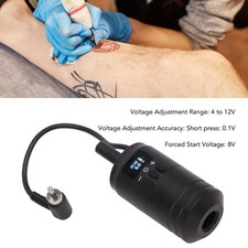 Ergonomic Wireless Tattoo Power Supply Kit For Tattoo Artists