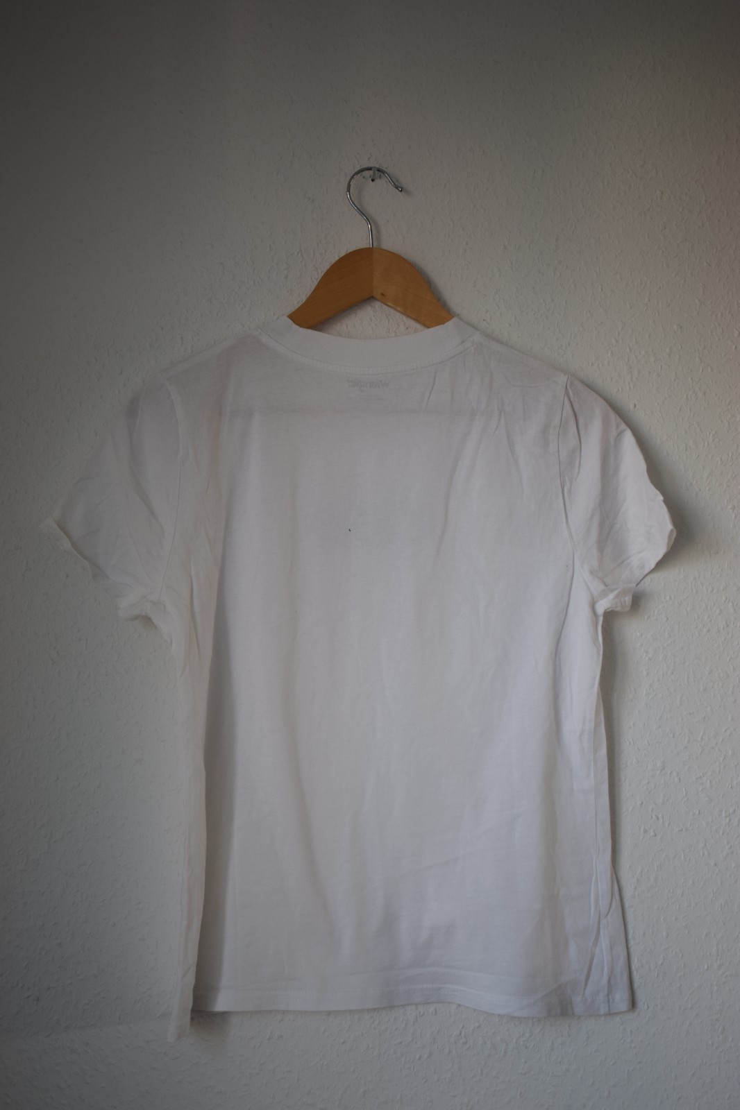 Wrangler Organic Cotton White Box Logo T-Shirt - Size S image 6
