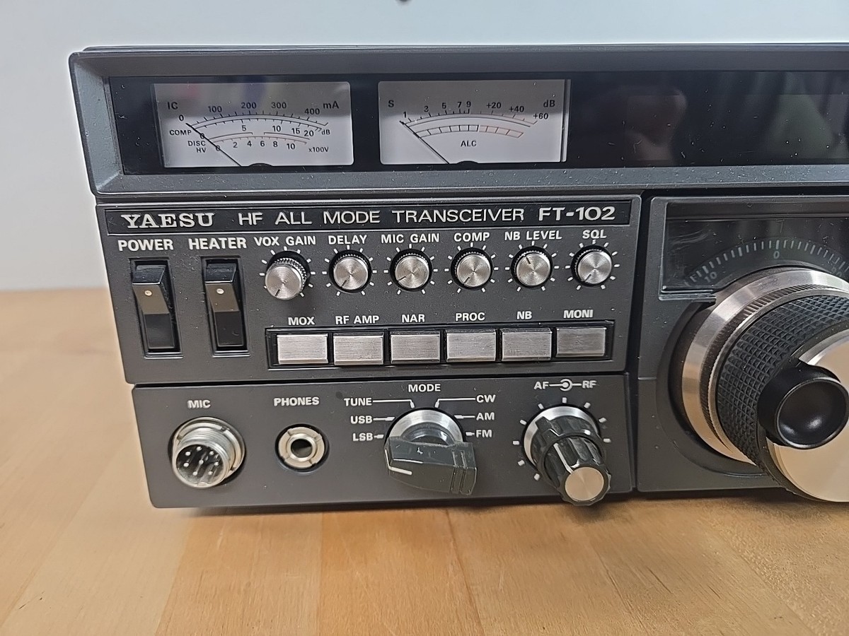 784553/八重洲 YAESU HF TRANSCEIVER FF-102 New Rare Vintage YAESU FT-102 HF All Mode Transceiver Tube Final