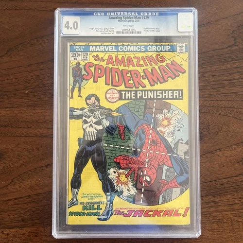 The Amazing Spider-Man #129 Marvel Comics CGC 4.0  Bronze Age Key Issue 1974