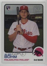 2021 Topps Chrome 70 Years of Topps Baseball Series 2 Alec Bohm #70YTC-23 0nr3