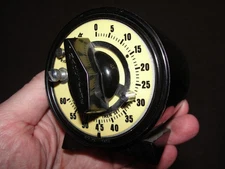 Vintage Mark-Time Darkroom Timer M H Rhodes Bakelite Glow in the Dark~USA Tested