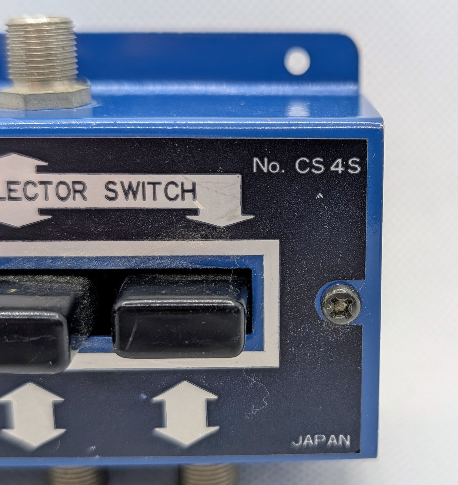 Ham Cb Antenna Coaxial Selector Switch VCR/TV by Philmore CS 4S Japan