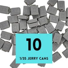 1/35 scale - Jerry Can Resin Printed set of 10