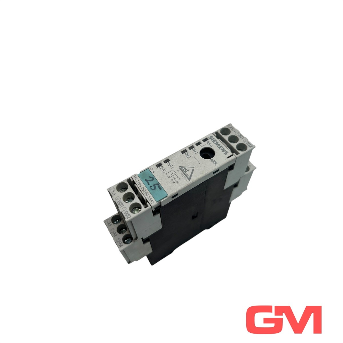 Siemens AS-i SlimLine Module 3RK1400-0BE00-0AA2 Digital 2DI/2DQ DC 24V