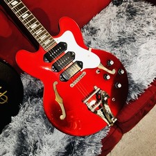 Epiphone Riviera Custom P93, Cherry Red