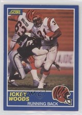 1989 Score Ickey Woods #63 17hh