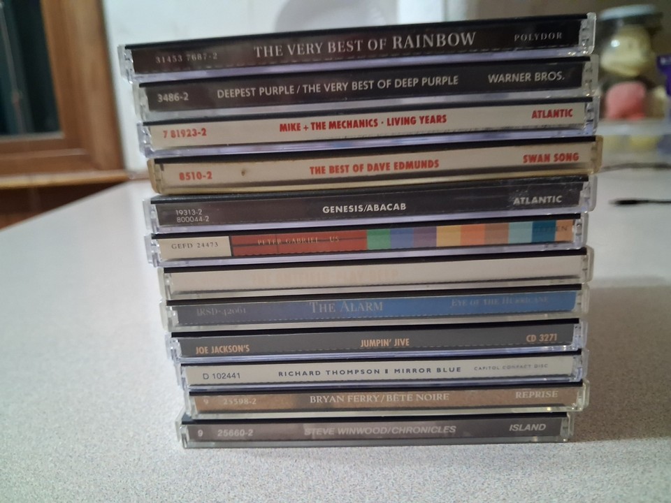 Brit Rock cd lot/12 Deep Purple,Genesis,Rainbow,the Alarm,Mike ...