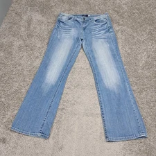 Vigoss Women's Jeans New York Boot Cut Medium Wash Blue Size 11